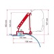 ADAPTADOR FIAT DUCATO H2 LIFT ROOF